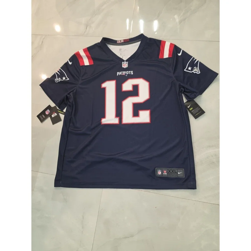 New England Patriots Tom Brady #12 Nike NFL Color Rush Legend Jersey Men XXL NEW
